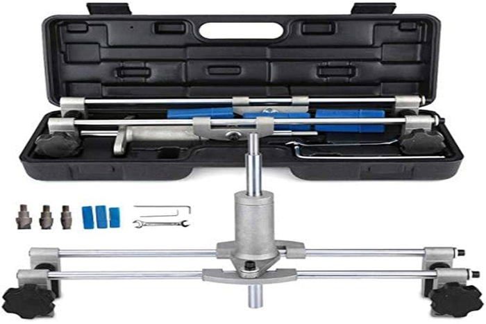 Kit Mortaise De Porte Milescraft - Gabarit Pour Charnières Et Gâches - Compatible Routeur 1/2" - Portes 35-45mm