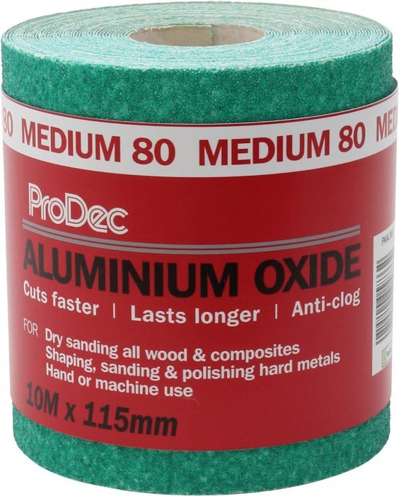 3 Pièces Rouleau De Papier Abrasif 80 Grain Oxyde D'aluminium Papier