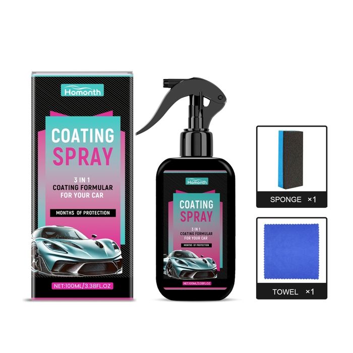 Auto Versiegelungsspray Set 3-teilig - Schnellwirkende Politur & Kratzschutz