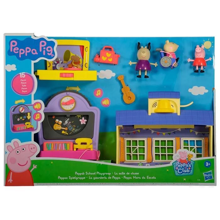 Figurine Peppa Pig - Peppas Adventures - Crèche - Multicolore - Sons et Paroles