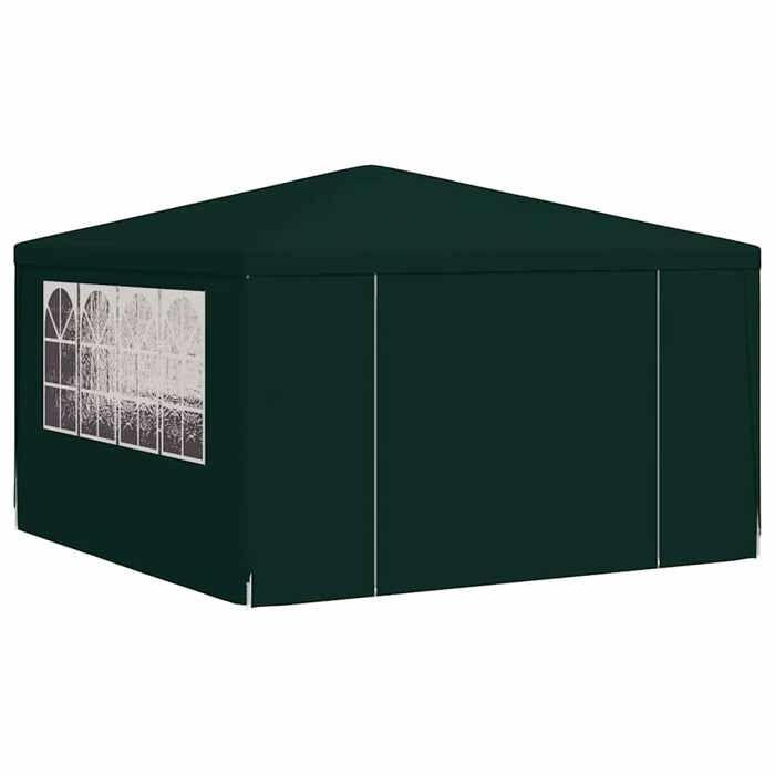 Black Month Tonnelle Pliante - BURKE - Tente de réception et parois latérales 4x4 m Vert 90 g/m² LV711