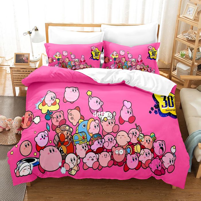 3 Pièces Housse de CouetteHousse de Couette 220x240cm +2 Taies doreiller 50x75cm en Microfibre Super Douce Dessin Animé 8