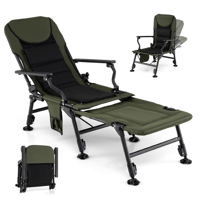 Chaise de Jardin Pliante Extérieur COSTWAY Dossier Réglable à 5 Niveaux Tissu Oxford Repose-pieds Amovible Fauteuil Portable Chaise de Jardin Pliante Extérieur COSTWAY Dossier Réglable à 5 Niveaux Tissu Oxford Repose-pieds Amovible Fauteuil Portable
