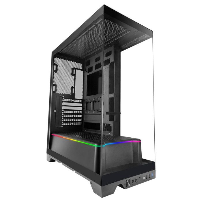 Boîtier Gaming ATX - MARS GAMING - MC-PRISMA - Triple Verre Trempé - ARGB - Double Chambre - Noir