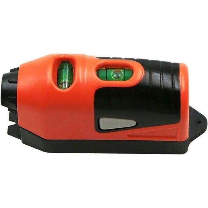 Mini niveau vertical niveau laser outil de mesure de ligne horizontale guidé par laser - Orange