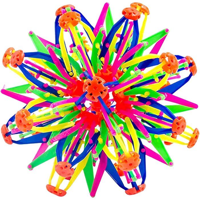 Balle Magique ExpansibleBallon Respiration ExtensibleBalle Extensibles Plastique MulticoloreJouet Boule Sphère Extensiblecouleur