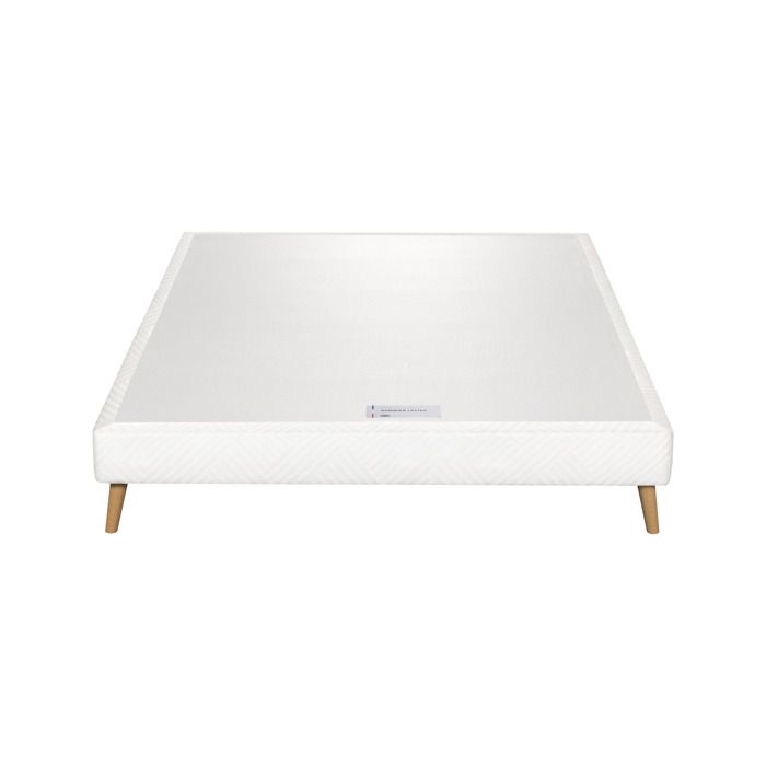 Sommier SIMLAT 2 - Simmons - 140x190 cm - Hauteur 15 cm - Soutien ferme - Structure en sapin massif Sommier SIMLAT 2 - Simmons - 140x190 cm - Hauteur 15 cm - Soutien ferme - Structure en sapin massif