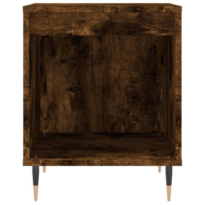 Tables de lit Moderne CHIC 2 pcs Armoires de chevet - Pour chambre - chêne fumé 40x35x50 cm bois ingénierie CC1367