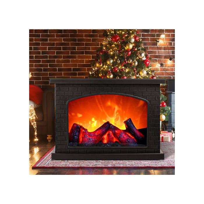 Cheminée LED Cheminée avec commande tactile Cheminées électriques avec effet flammes Cheminée de table de simulation de feu