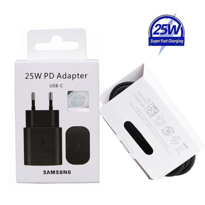 Décodeur câble noir UE-Samsung-Chargeur d'origine pour Galaxy A13, A53,  A73, S22, S21, S20, FE, 5G, Charge su - Cdiscount Téléphonie