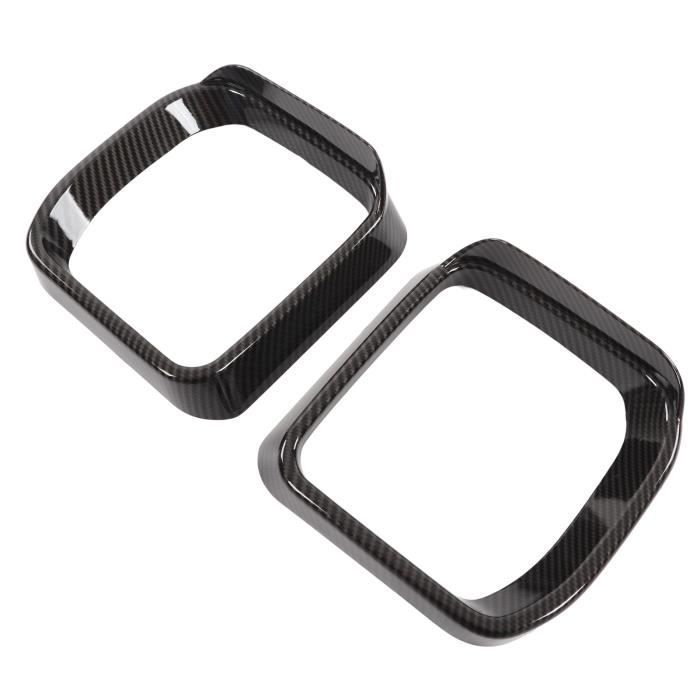 Akozon Side Mirror Molding Trim, Rainproof 1 Pair Left Right Rear View