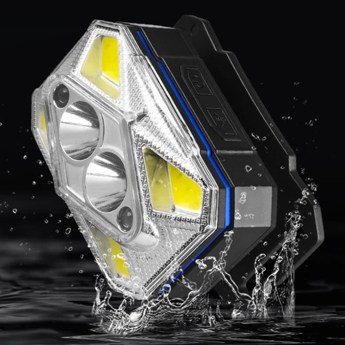 Lampe Frontale Led Rechargeable Avec Capteur De Mouvement, Mains Libres