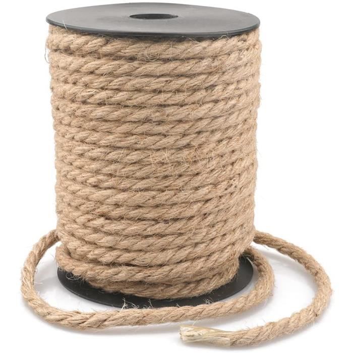 Eyeleaf Corde De Jute De Jardin - Corde épaisse - Pour Emballage, Décoration, Jardin (5 à 50 M