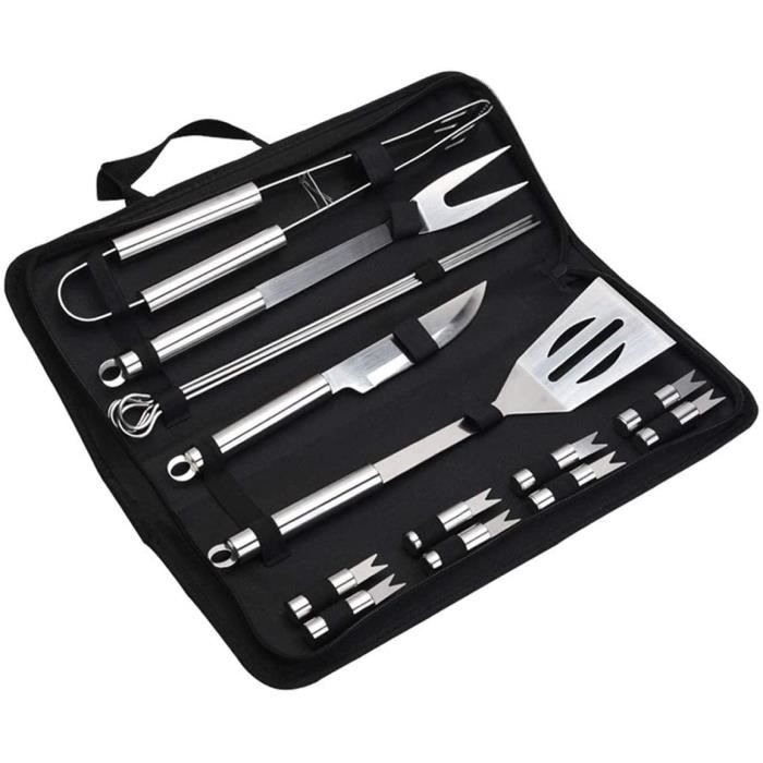 Ustensiles Pour Barbecue Ustensile Barbecue Exterieur Set De 6 Outils De Barbecue En Inox - Spatule, Fourche, Pince, Couteau, Pinceau Et Sac Set De Barbecue Ustensiles Barbecue Ustensiles Pour Barbecue Ustensile Barbecue Exterieur Set De 6 Outils De Barbecue En Inox - Spatule, Fourche, Pince, Couteau, Pinceau Et Sac Set De Barbecue Ustensiles Barbecue