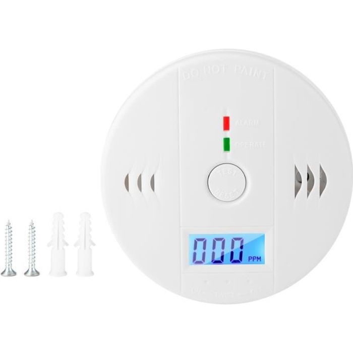 Alarme de détection de fumée combinée pour fumée et monoxyde de