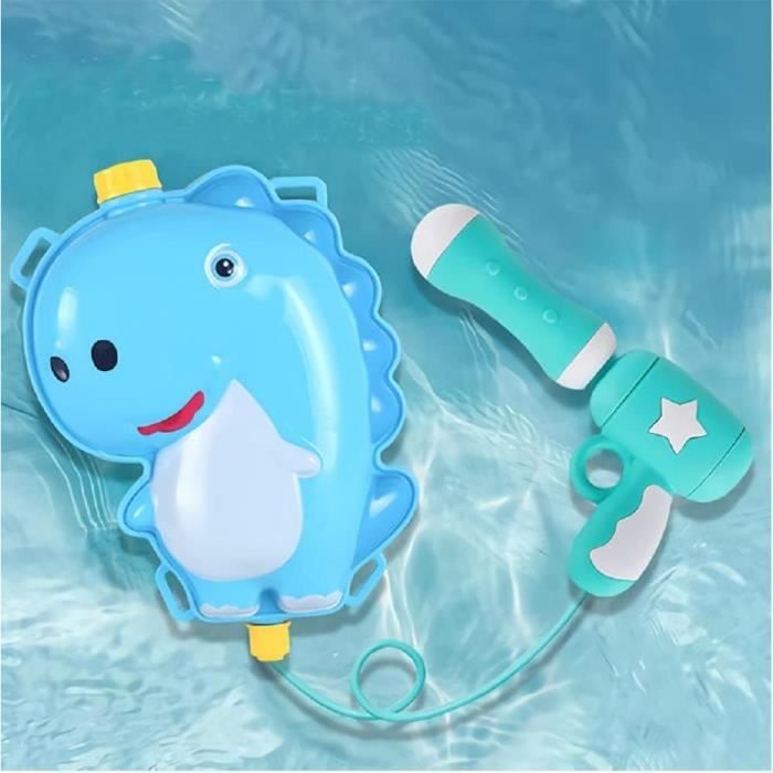 Pistolet à Eau Requin Avec Lunettes De Natation - Jouet D'été Pour Enfants, Piscine Ou Plage