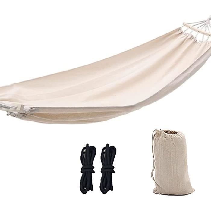 TD hamac suspendu 2 personnes exterieur enfant adultes 300 kg solide portable confortable pas