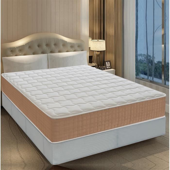 Matelas 140x200 orthopédique à mémoire de forme avec 11 zones différenciées « Supreme »