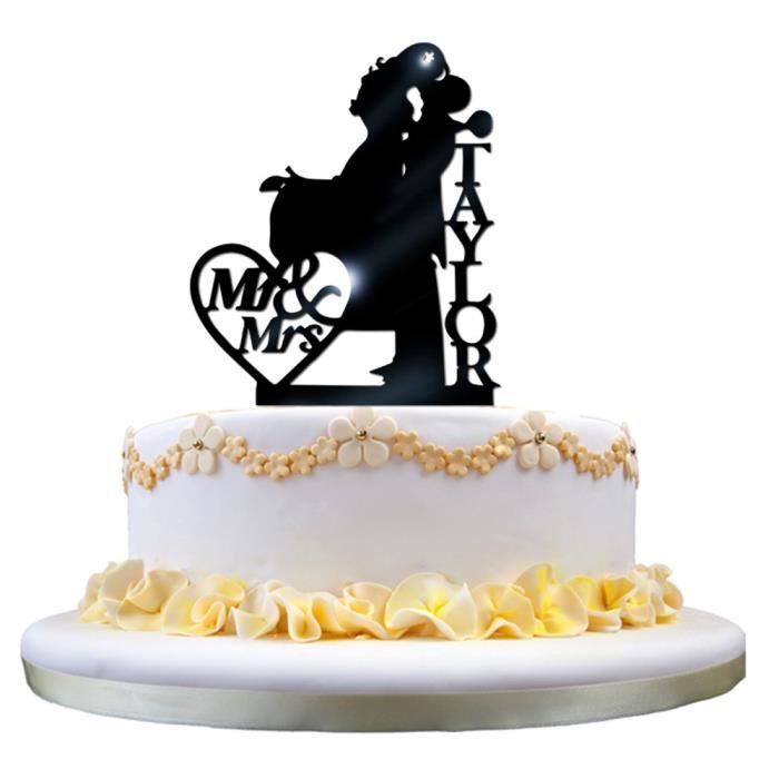 Gateau De Mariage Topper Carte D Insertion Amour Marie Et La Mariee Acrylique Decoration De Gateau Bk E18 Achat Vente Figurine Decor Gateau Soldes Cdiscount