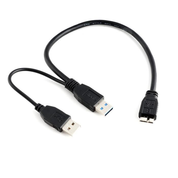 Cable disque dur externe USB 3.0 - Cdiscount Informatique