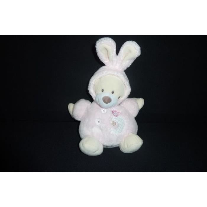 Doudou Ours Deguise En Lapin Auchan 30 Cdiscount Puericulture Eveil Bebe