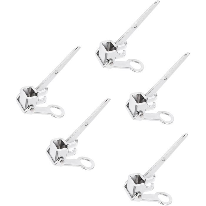5 Pièces Pince à Pied à Ressort Machine à Coudre Aiguille Pied-de-biche Machine à Coudre Changement Vis Pinces