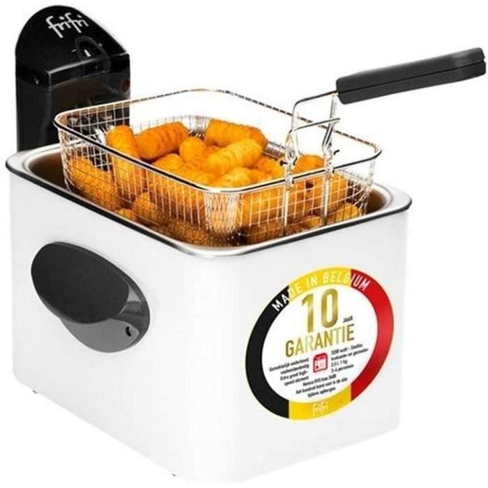 Friteuse FriFri F1905B-DUO 3200W – 3,5 L Double Filtration Inox – Fabriquée En Belgique – 1 Kg De Frites Gaufrier Frifri Friteuse FriFri F1905B-DUO 3200W – 3,5 L Double Filtration Inox – Fabriquée En Belgique – 1 Kg De Frites Gaufrier Frifri