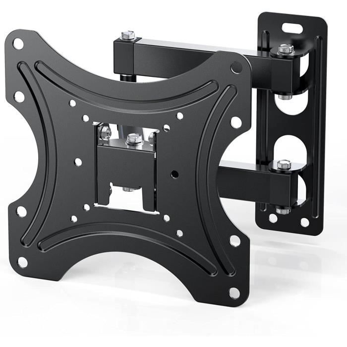 Support Mural TV Réglable Pour Echo Show 15 - Pivotant 360°, Inclinable, Pour écrans 13-30"