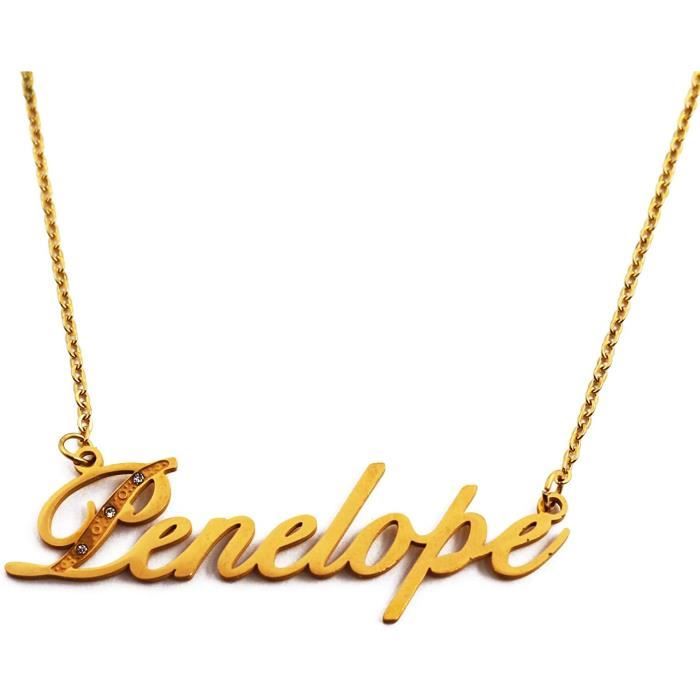 Collier Plaqué Or Avec Prénom SANDRINE – Modèle Ras Du Cou, Occasion En Bon état