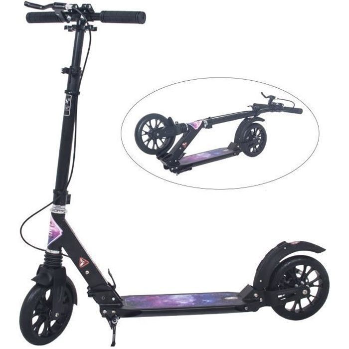 Trottinette à Doigts Pliable – 2 Roues Avec Frein, Antidérapant, Métal/ABS, 8,5 Cm, Pour Skateboard Miniature Et Jeux De Doigts
