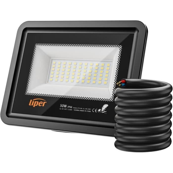 Pack De 4 Projecteurs LED Extérieur 10W - 12-24V DC, Étanche IP65, Blanc Froid 6000K, Parfait Pour Portails Et Murs - 7
