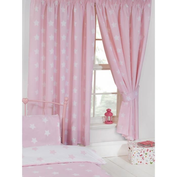 lot de 2 rideaux gris etoiles,voilage rideaux gris chambre enfant 140X230cm