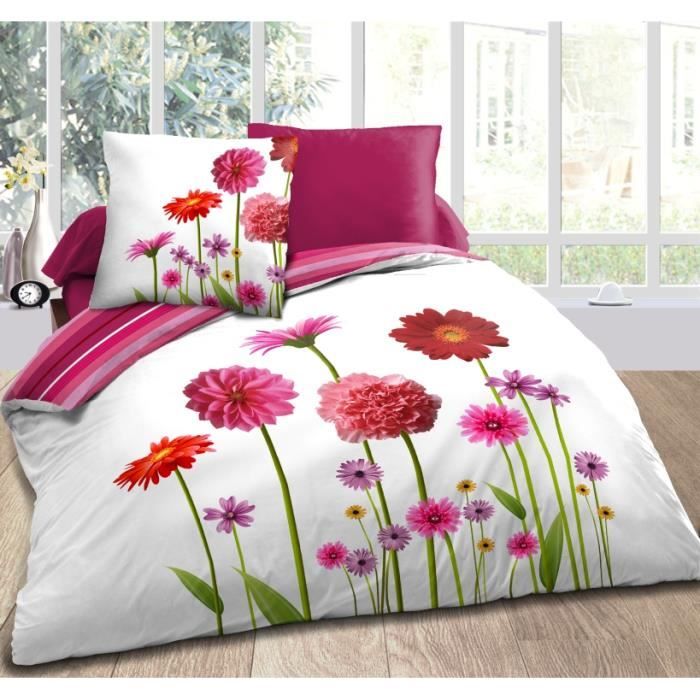 Housse de couette flanelle imprimée pois, clarisse La Redoute Interieurs | La Redoute