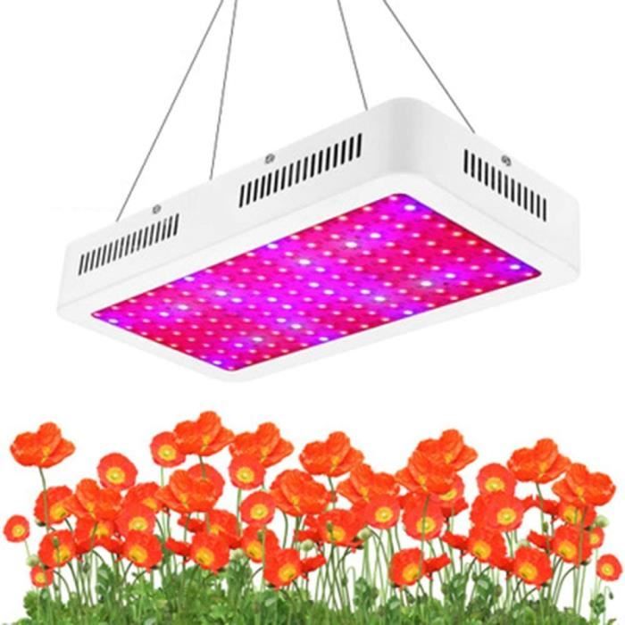 Lampe Horticole LED AmzWOW Egle - Spectre Complet 3500K Pour Plantes D'Intérieur | Pied Ajustable 21-71cm, Cycle Auto 16h/8h