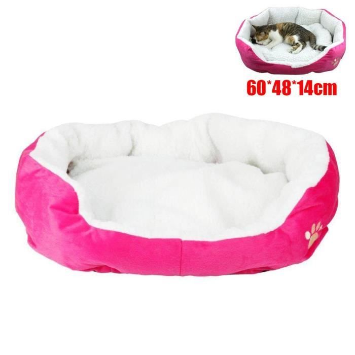 Panier Lit Coussin Pour Chien Chat 604814cm Rose