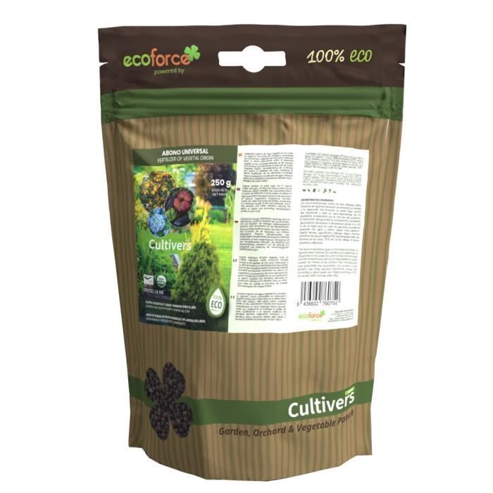 CULTIVERS Engrais Biologique Pour Bonsaï 250g - NPK 8-1-5 Libération Lente 100% Naturel
