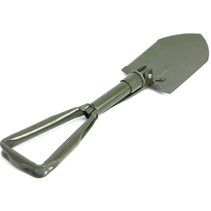 Couteau De Poche Pelle Pliante SOG Entrenching Tool - Compacte, Acier Carbone, 18.25 Pouces Ouvert, Avec Fourreau ! Sam Outillage