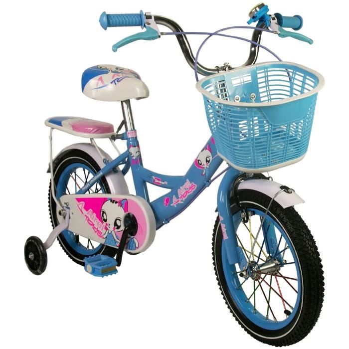 Vélo enfant vélo fille 14-16-18 pouces vélo fille 3-7 ans vélo