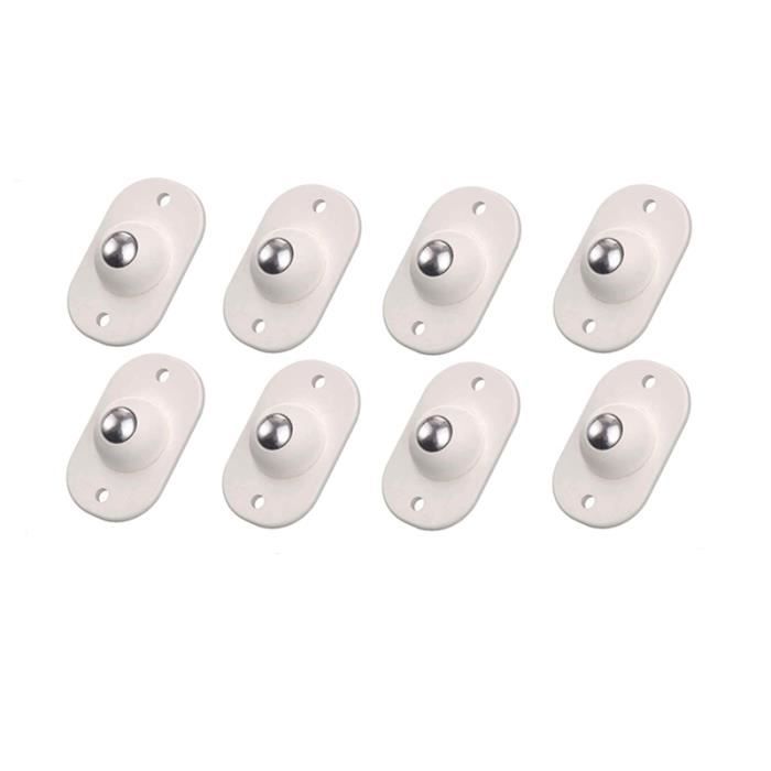 PATIKIL Lot de 6 rouleaux de tiroir de 19 mm en plastique pour poulie de tiroir de rechange PATIKIL Lot de 6 rouleaux de tiroir de 19 mm en plastique pour poulie de tiroir de rechange