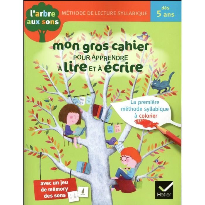 Livre - mon gros cahier pour apprendre à lire et à écrire - Cdiscount  Librairie