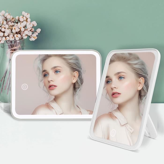Zcooooool Miroir Grand Portable Super HD Miroir de Maquillage Multi Angle Support Libre Main/Portable/Sur Table Pliable Miroir 21x15 cm Zcooooool Miroir Grand Portable Super HD Miroir de Maquillage Multi Angle Support Libre Main/Portable/Sur Table Pliable Miroir 21x15 cm