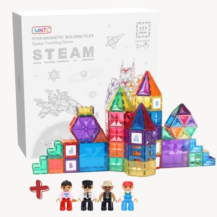 GeoSmart Camion D'Exploration Spatiale – Jeu De Construction Magnétique 42 Pièces Pour Enfants Dès 5 Ans