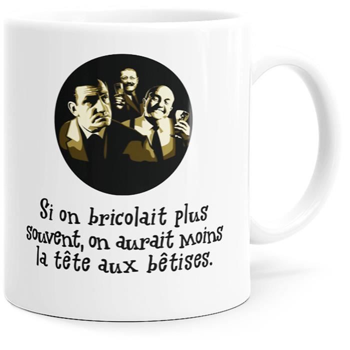 Mug Humour Audiard Tontons Flingueurs Bricolait Tasse Message Drole Cinema Citation Culte Film Idee Cadeau Original Cdiscount Puericulture Eveil Bebe