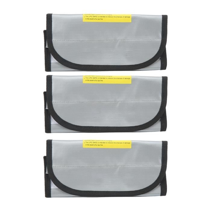 Sac De Protection Faraday Ignifuge - Pour Clés De Voiture Et Électronique - Noir, Imperméable - Neuf