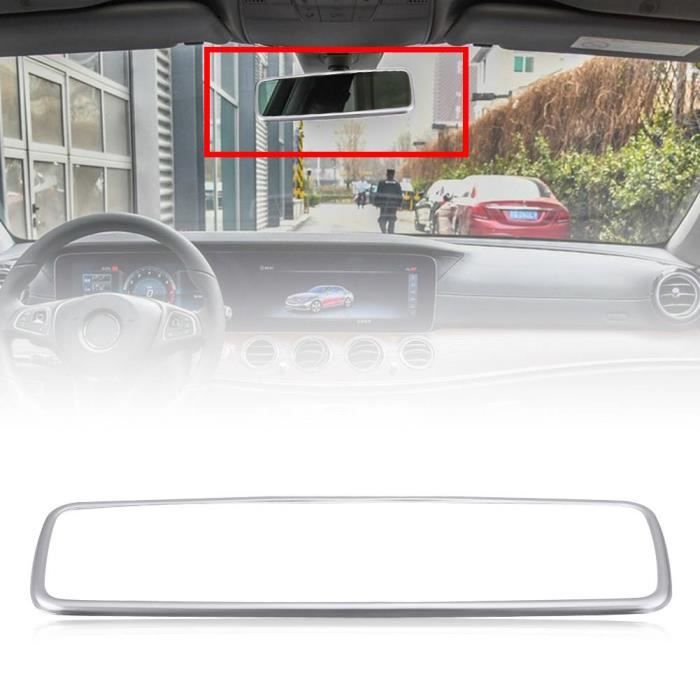 Décoration de miroir intérieur de voiture, Garniture de cadre de miroir de  rétroviseur intérieur de voiture en acier inoxydable - Cdiscount Auto