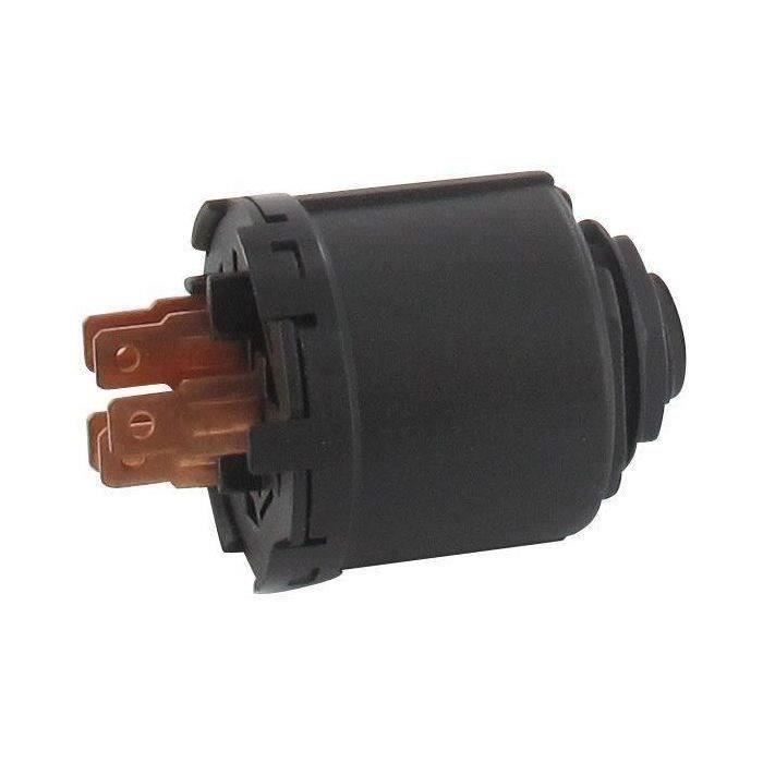 Contacteur à clé en plastique 3 positions, 5 bornes adaptables pour AYP ROPER, MURRAY et SIMPLICITY