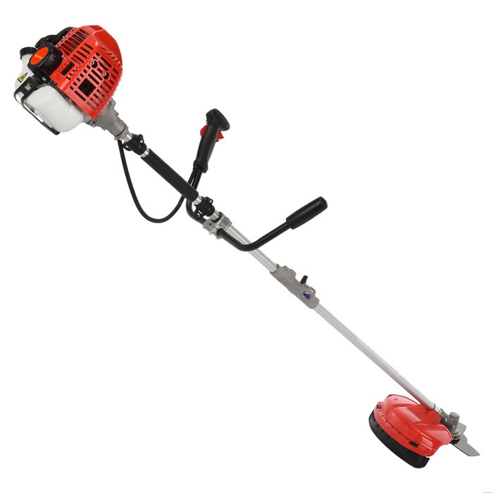 FLASIDU 2en1 Debrouissalleuses thermique 52cc Coupe bordure thermique， 2.2KW/8500rpm 3000tr/min 101Db 2 temps180*35*35cm Rouge