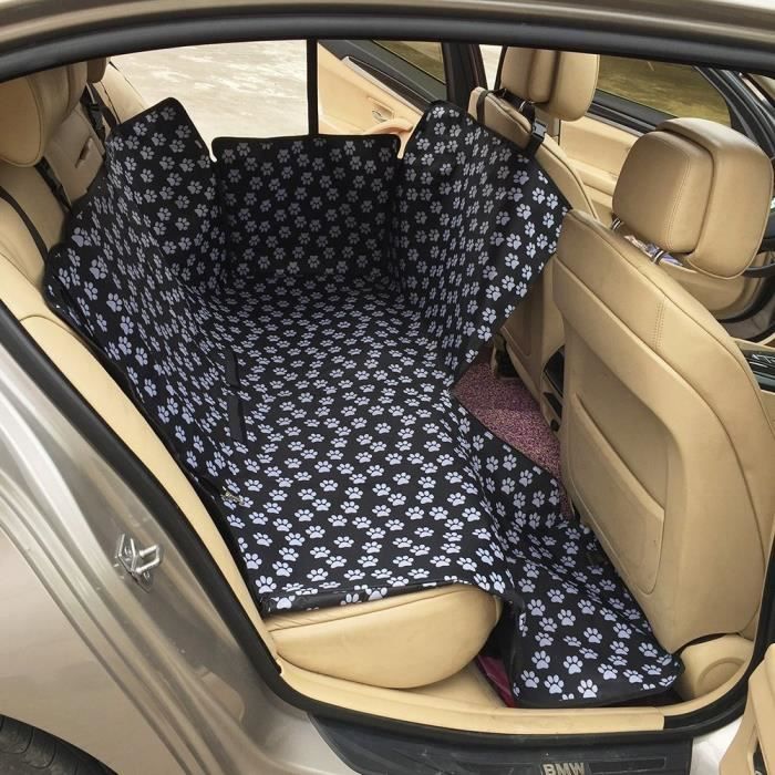 FREESOO Housse de Siège pour Chien Universelle Housse de protection Voiture Hamac de Chien Animaux 130*150*55CM Noir