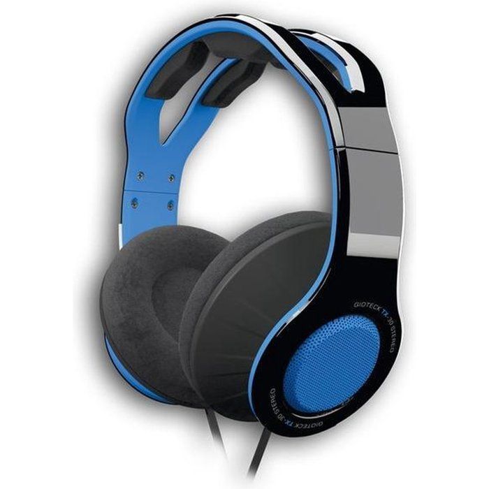 Gioteck Tx30 Mégapack — Casque Stéréo Game & Go Bleu + Grips Pouce + Câble Usb PS4
