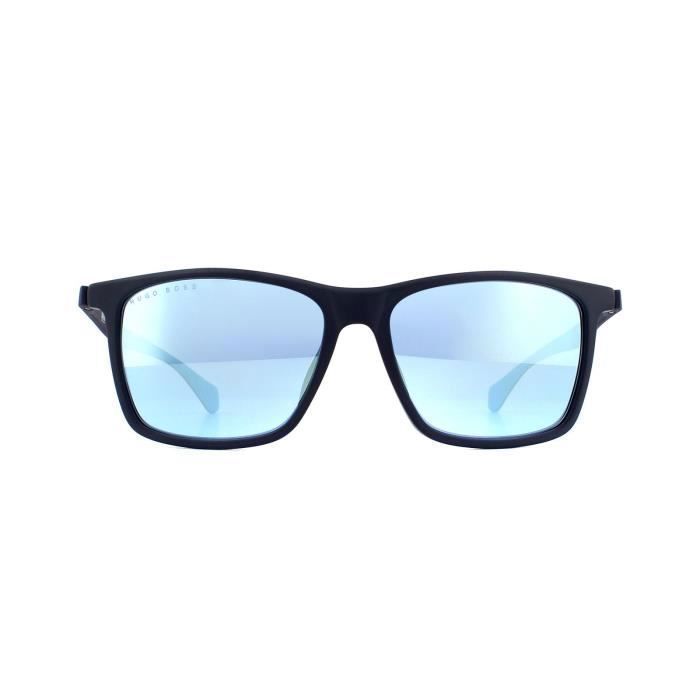 Lunettes De Soleil Hugo Boss BOSS 1243/S IPQ Matte Blue - Monture Bleue, Taille 55/21/150, Neuf Avec étiquettes